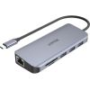 UNITEK D1026B interface hub USB 3.2 Gen 1 (3.1 Gen 1) Type-C 5000 Mbit/s Grey