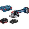 Bosch GWX 18V-7, 2x4.0Ah, GAL 18V-40 Akumulatora slīpmašīna