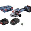 Bosch GWX 18V-15 SC, 2x5.5Ah ProCORE18V, GAL 1880 CV Akumulatora leņķa slīpmašīna