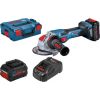 Bosch GWX 18V-15 C, , 2x5.5Ah ProCORE18V, GAL 1880 CV Akumulatora leņķa slīpmašīna