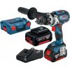 Bosch GSB 18V-110 C, 2x4.0Ah ProCORE18V, CoMo, GAL 18V-40 Triecienskrūvgriezis/Triecienurbjmašīna