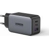 UGREEN CD244 AC Charger, 1x USB-A QC4.0, 2x USB-C, 65W, PD3.0 (black)