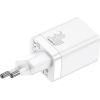 Baseus Super Si Pro Quick Charger USB + USB-C 30W (white)