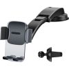 Baseus Easy Control Clamp car holder for grille / dashboard (black)