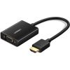 UGREEN MM102 HDMI to VGA adapter with audio (black)