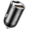 Baseus Tiny Star Mini Quick Charge Car Charger USB Port 30W Grey