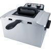 Steba DF 300 Double 5 L 3000 W Black, Stainless steel