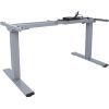 Table leg ERGO OPTIMAL electric adjustable, dual motors, silver grey