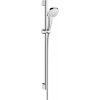 Hansgrohe Croma Select E Multi/Unica'Croma 0.90m dušas komplekts, balts/hroms