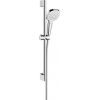 Hansgrohe Croma Select E Vario/Unica'Croma 0.65m dušas komplekts, balts/hroms