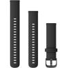 Garmin Acc, vivoactive 4, 18mm Band, Black/Gunmetal