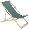 GreenBlue Lounger GB183M tirkīza dižskābarža klasisks salokāms krēsls