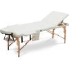 Bodyfit Stół, łóżko do masażu 3-segmentowe drewniane XXL uniwersalny (580)