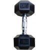 Hex rubber dumbbell TOORX 3kg Гантели и наборы