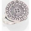 Серебряное кольцо #2101396(POX-BK), Серебро	925°, оксид (покрытие), Размер: 17, 4.4 гр.