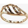 Золотое кольцо #1100067(AU-R), Красное золото	585°, Размер: 15.5, 1.19 гр.