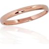 Laulību zelta gredzens #1100541(AU-R) (Gredzena biezums 2mm), Sarkanais zelts	585°, Izmērs: 15.5, 1.01 gr.