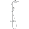 Hansgrohe Crometta E Showerpipe 240 1jet dušas sistēma ar termostatu