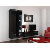 Cama Meble Cama Living room cabinet set VIGO 10 black/black gloss