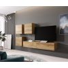 Cama Meble Cama Living room cabinet set VIGO 23 wotan oak/wotan oak gloss