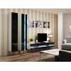 Cama Meble Cama Living room cabinet set VIGO NEW 5 white/black gloss