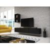 Cama Meble Cama living room furniture set ROCO 7 (3xRO3 + 2xRO6) black/black/black