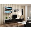 Cama Meble Cama Living room cabinet set VIGO 11 white/black gloss