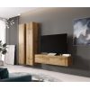 Cama Meble Cama Living room cabinet set VIGO 9 wotan oak/wotan oak gloss