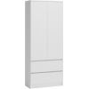 Top E Shop Topeshop SZAFA MALWA B bedroom wardrobe/closet 5 shelves 2 door(s) White