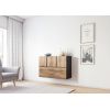 Cama Meble Cama living room furniture set ROCO 13 (RO1 + 3xRO5) antracite/wotan oak