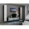 Cama Meble Cama Living room cabinet set VIGO NEW 4 black/white gloss