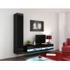 Cama Meble Cama Living room cabinet set VIGO NEW 9 black/black gloss