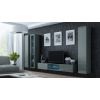 Cama Meble Cama Living room cabinet set VIGO 17 grey/grey gloss