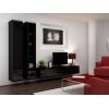 Cama Meble Cama Living room cabinet set VIGO 3 black/black gloss