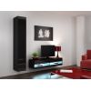 Cama Meble Cama Living room cabinet set VIGO NEW 13 black/black gloss