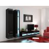 Cama Meble Cama Living room cabinet set VIGO NEW 5 black/black gloss