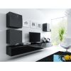 Cama Meble Cama Living room cabinet set VIGO 22 black/black gloss