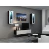 Cama Meble Cama Living room cabinet set VIGO 8 black/white gloss