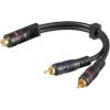 Goobay Lineārs vads RCA ligzda - 2xRCA kontaktdakšiņas 0.2m