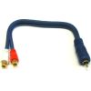 Goobay Lineārs vads RCA kontaktdakšiņa - 2xRCA ligzda 0.2m