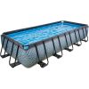 Baseins EXIT Stone 540x250x100cm ar smilšu filtru  - grey