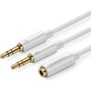 UGREEN AV141 3.5mm Female to 2 male audio cable (white)