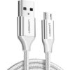 UGREEN micro USB Cable QC 3.0 2.4A 2m (White)