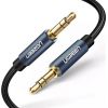 UGREEN AV122 audio kabelis 3.5mm AUX 1.5m zils