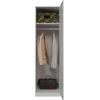 Top E Shop Topeshop SD-50 BIEL KPL bedroom wardrobe/closet 5 shelves 1 door(s) White