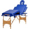 Bodyfit Stół, łóżko do masażu 4 segmentowe niebieskie