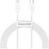 Baseus Superior Series Cable USB-C to Lightning, 20W, PD, 2m (white)