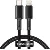 Baseus High Density Braided Cable Type-C to Lightning, PD,  20W, 1m (Black)