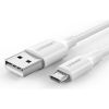 Micro USB cable UGREEN QC 3.0 2.4A 1.5m (white)
