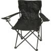 Tūrisma saliekamais krēsls Marba, 50x50x80cm, melns
